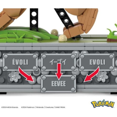 Mega Bloks Τουβλάκια Pokemon Eevee in Motion για 18+ Ετών 1381τμχ