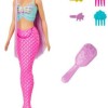 Barbie Κούκλα Touch of Magic Mermaid Long Hair για 3+ Ετών 17εκ.