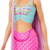 Barbie Κούκλα Touch of Magic Mermaid Long Hair για 3+ Ετών 17εκ.