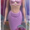 Barbie Mermaid with Colorful Hair, Tails and Headband Accessories Κούκλα Dreamtopia Purple για 3+ Ετών 30εκ.