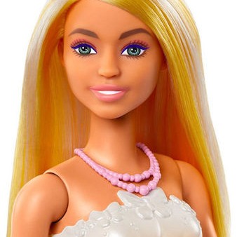 Barbie Royal with Brightly Highlighted Hair, Butterfly-Print Skirt and Accessories Κούκλα για 3+ Ετών