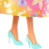 Barbie Royal with Brightly Highlighted Hair, Butterfly-Print Skirt and Accessories Κούκλα για 3+ Ετών