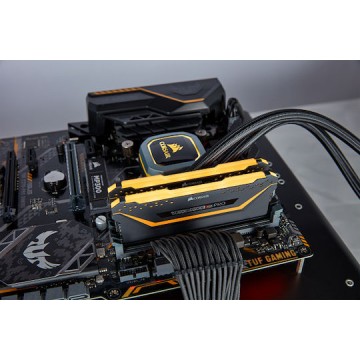 Corsair Vengeance RGB Pro DDR4 32GB RAM με 2x16GB Modules και Ταχύτητα 3200 για Desktop