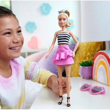 Barbie Black And White Κούκλα Fashionistas για 3+ Ετών 30εκ.