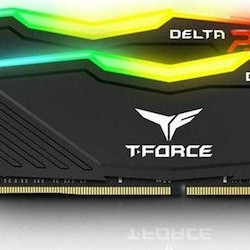 TeamGroup T-Force Delta RGB DDR4 32GB RAM με 2x16GB Modules και Ταχύτητα 3600 για Desktop