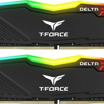 TeamGroup T-Force Delta RGB DDR4 32GB RAM με 2x16GB Modules και Ταχύτητα 3600 για Desktop