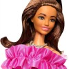 Barbie Fashionista Ruffled Pink Dress Κούκλα Fashionistas για 3+ Ετών