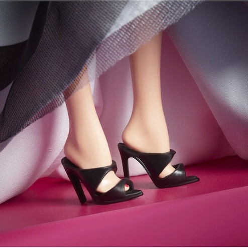 Barbie 65th Anniversary Collectible Doll Κούκλα with Blonde Hair and Black and White Gown για 3+ Ετών 28εκ.