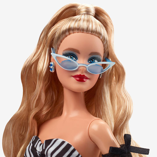 Barbie 65th Anniversary Collectible Doll Κούκλα with Blonde Hair and Black and White Gown για 3+ Ετών 28εκ.