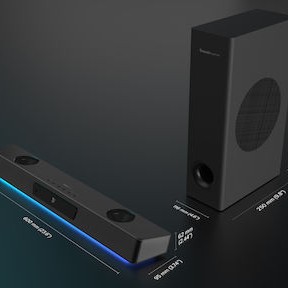 Creative SoundBlaster Katana V2X Soundbar 5.1 με Τηλεχειριστήριο Μαύρο