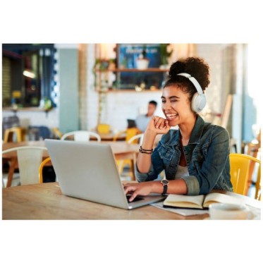 Creative Zen Hybrid 2 Ασύρματα / Ενσύρματα Over Ear Ακουστικά με 67 ώρες Λειτουργίας και Quick Charge Cream