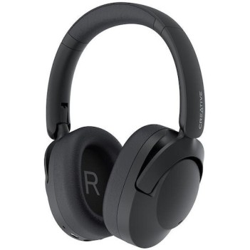 Creative Zen Hybrid 2 Ασύρματα / Ενσύρματα Over Ear Ακουστικά με Ραδιόφωνο με 67 ώρες Λειτουργίας και Quick Charge Μαύρα