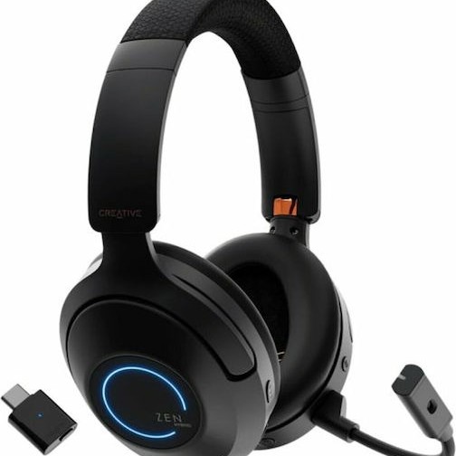 Creative Zen Hybrid Pro Classic Ασύρματα / Ενσύρματα Over Ear Ακουστικά με 100 ώρες Λειτουργίας Μαύρα