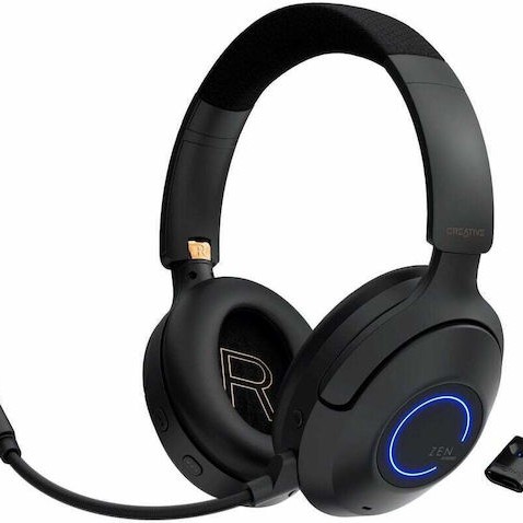 Creative Zen Hybrid Pro Classic Ασύρματα / Ενσύρματα Over Ear Ακουστικά με 100 ώρες Λειτουργίας Μαύρα