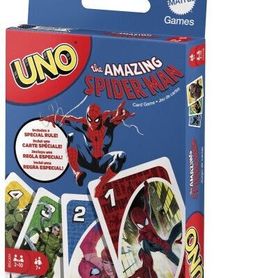 Επιτραπέζιο Παιχνίδι Uno The Amazing Spider-Man για 2-10 Παίκτες 7+ Ετών Mattel