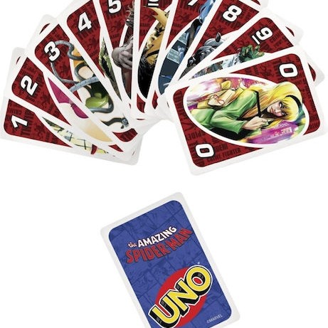 Επιτραπέζιο Παιχνίδι Uno The Amazing Spider-Man για 2-10 Παίκτες 7+ Ετών Mattel