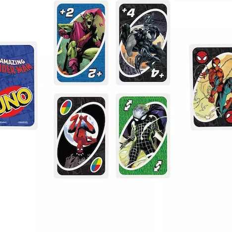 Επιτραπέζιο Παιχνίδι Uno The Amazing Spider-Man για 2-10 Παίκτες 7+ Ετών Mattel
