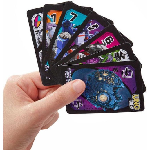 Επιτραπέζιο Παιχνίδι Transformers UNO Flip! για 2-10 Παίκτες 7+ Ετών (EN) Mattel