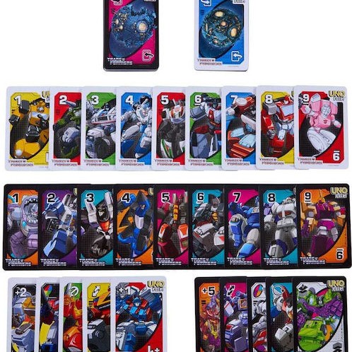 Επιτραπέζιο Παιχνίδι Transformers UNO Flip! για 2-10 Παίκτες 7+ Ετών (EN) Mattel