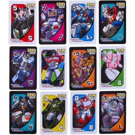 Επιτραπέζιο Παιχνίδι Transformers UNO Flip! για 2-10 Παίκτες 7+ Ετών (EN) Mattel