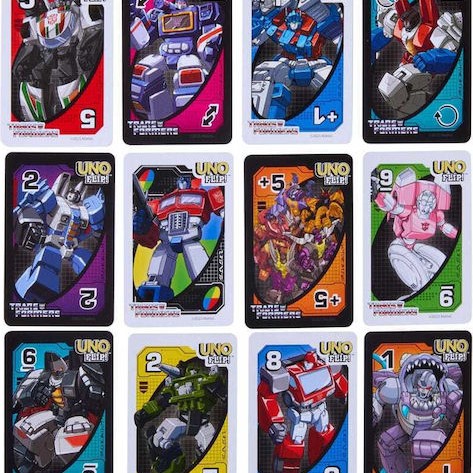 Επιτραπέζιο Παιχνίδι Transformers UNO Flip! για 2-10 Παίκτες 7+ Ετών (EN) Mattel