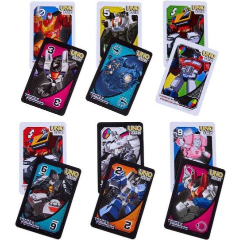 Επιτραπέζιο Παιχνίδι Transformers UNO Flip! για 2-10 Παίκτες 7+ Ετών (EN) Mattel
