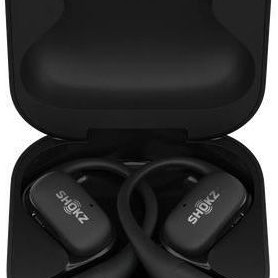 Aftershokz Openfit Open Ear Bluetooth Handsfree Ακουστικά με Αντοχή στον Ιδρώτα και Θήκη Φόρτισης Μαύρα