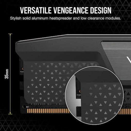 Corsair Vengeance DDR5 64GB RAM με 2x32GB Modules και Ταχύτητα 5200 για Desktop