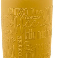 Emsa Handled Tumbler Θερμός Ανοξείδωτο 360ml Mustard Yellow με Καλαμάκι και Λαβή