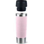 Emsa Travel Ποτήρι Θερμός Ανοξείδωτο 500ml Light Pink