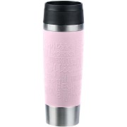 Emsa Travel Ποτήρι Θερμός Ανοξείδωτο 500ml Light Pink