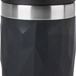 Emsa Travel Ποτήρι Θερμός Ανοξείδωτο 300ml Μαύρο N2160100