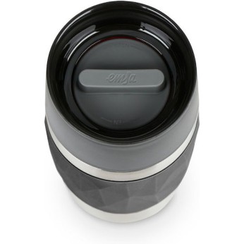 Emsa Travel Ποτήρι Θερμός Ανοξείδωτο 300ml Μαύρο N2160100