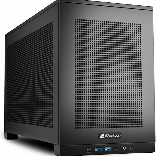 Sharkoon REBEL C20 Gaming Mini Tower Κουτί Υπολογιστή με RGB Φωτισμό Μαύρο