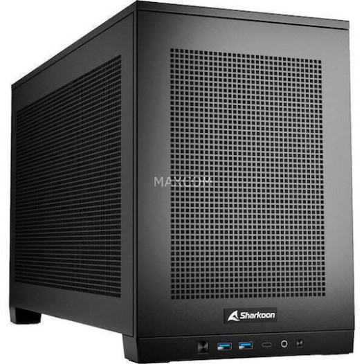 Sharkoon REBEL C20 Gaming Mini Tower Κουτί Υπολογιστή με RGB Φωτισμό Μαύρο