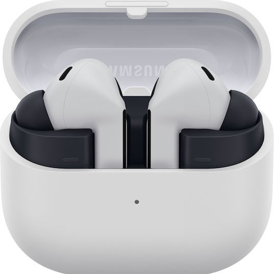 Samsung Galaxy Buds3 FE Bluetooth Handsfree Ακουστικά με Αντοχή στον Ιδρώτα και Θήκη Φόρτισης Γκρι