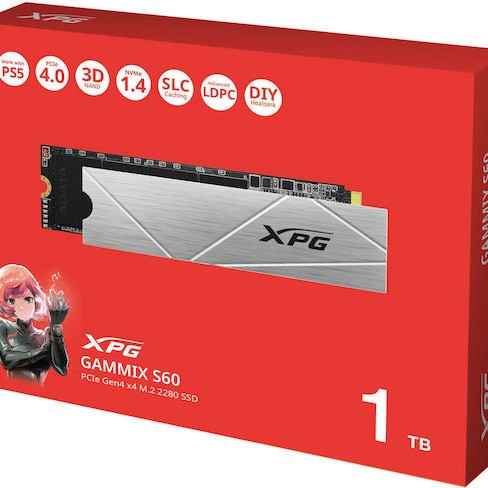 Adata XPG GAMMIX S60 SSD 1TB M.2 PCI Express 4.0