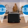 Bosch MyMoment Φρυγανιέρα 2 Θέσεων 950W Μαύρη