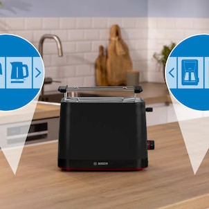 Bosch MyMoment Φρυγανιέρα 2 Θέσεων 950W Μαύρη