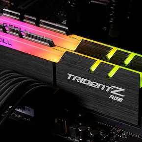 G.Skill Trident Z RGB DDR4 16GB RAM με 2x8GB Modules και Ταχύτητα 3200 για Desktop