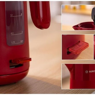 Bosch Mymoment Βραστήρας 1.7lt 2400W Κόκκινος