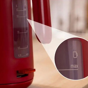 Bosch Mymoment Βραστήρας 1.7lt 2400W Κόκκινος