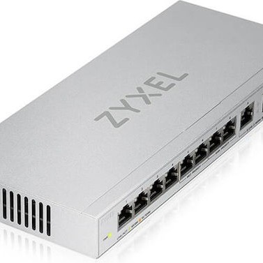 Zyxel XGS1010-12-ZZ0102F v2 Unmanaged L2 Switch με 8 Θύρες Gigabit (1Gbps) Ethernet και 2 SFP Θύρες