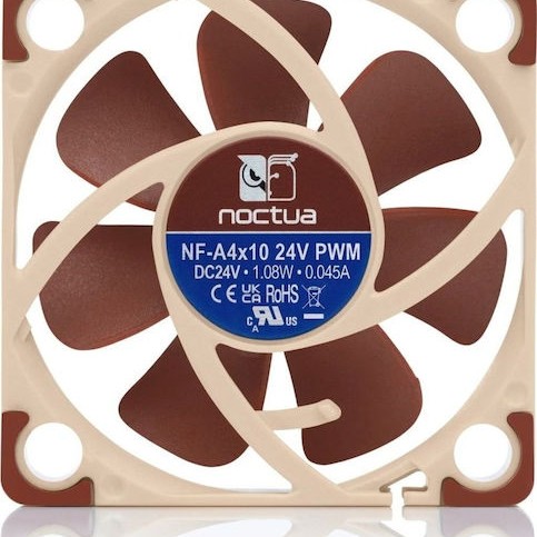 Noctua NF-A4X10 Case Fan 40mm με Σύνδεση 4-Pin PWM Καφέ