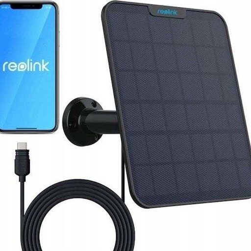 Reolink Ηλιακό Panel Συστημάτων CCTV Μαύρο
