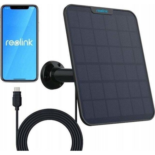 Reolink Ηλιακό Panel Συστημάτων CCTV Μαύρο