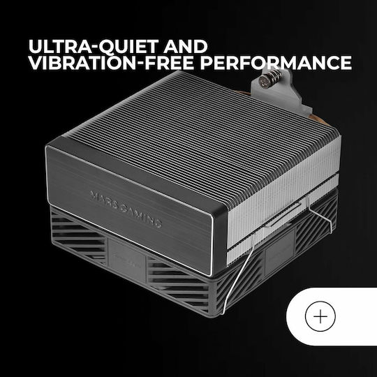 Tacens MCPU-X4 Ψύκτρα Επεξεργαστή για Socket AM4/AM5/115x/1700 με ARGB Φωτισμό