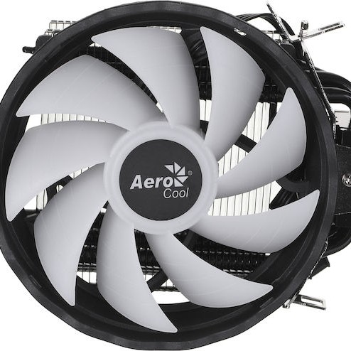Aerocool AEROPGSRAVE3-FRGB-4P Ψύκτρα Επεξεργαστή για Socket AM4/115x/1700 με RGB Φωτισμό