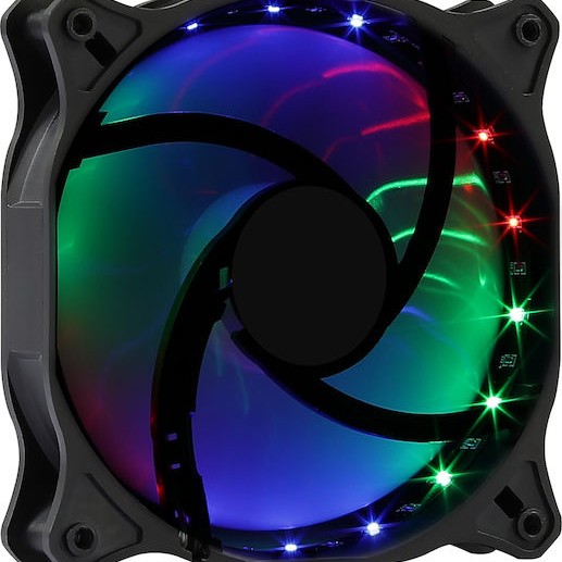 Aerocool Cosmo 12 FRGB Case Fan 120mm με Σύνδεση 4-Pin Molex