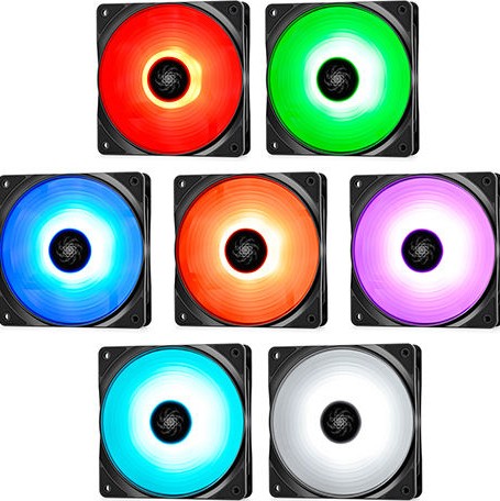 Deepcool RF 120 Case Fan με RGB Φωτισμό και Σύνδεση 4-Pin PWM